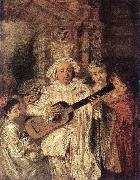 WATTEAU, Antoine Gilles and his Family painting
